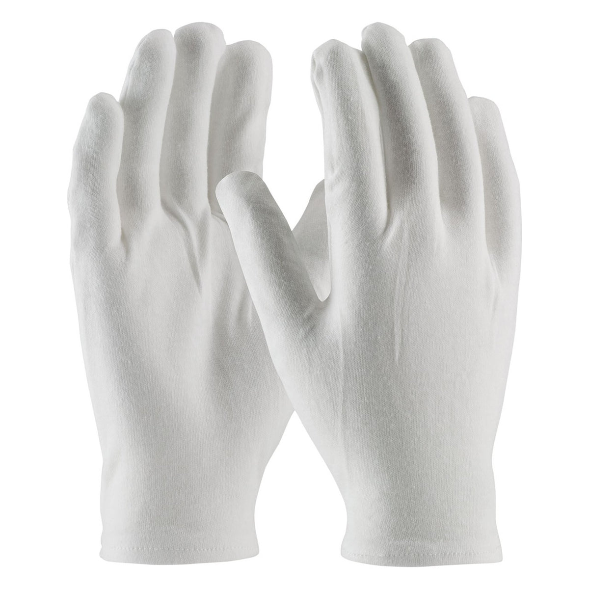 CleanTeam 97-540R Heavy Weight Cotton Lisle Inspection Glove with Rolled Hem Cuff - Men's