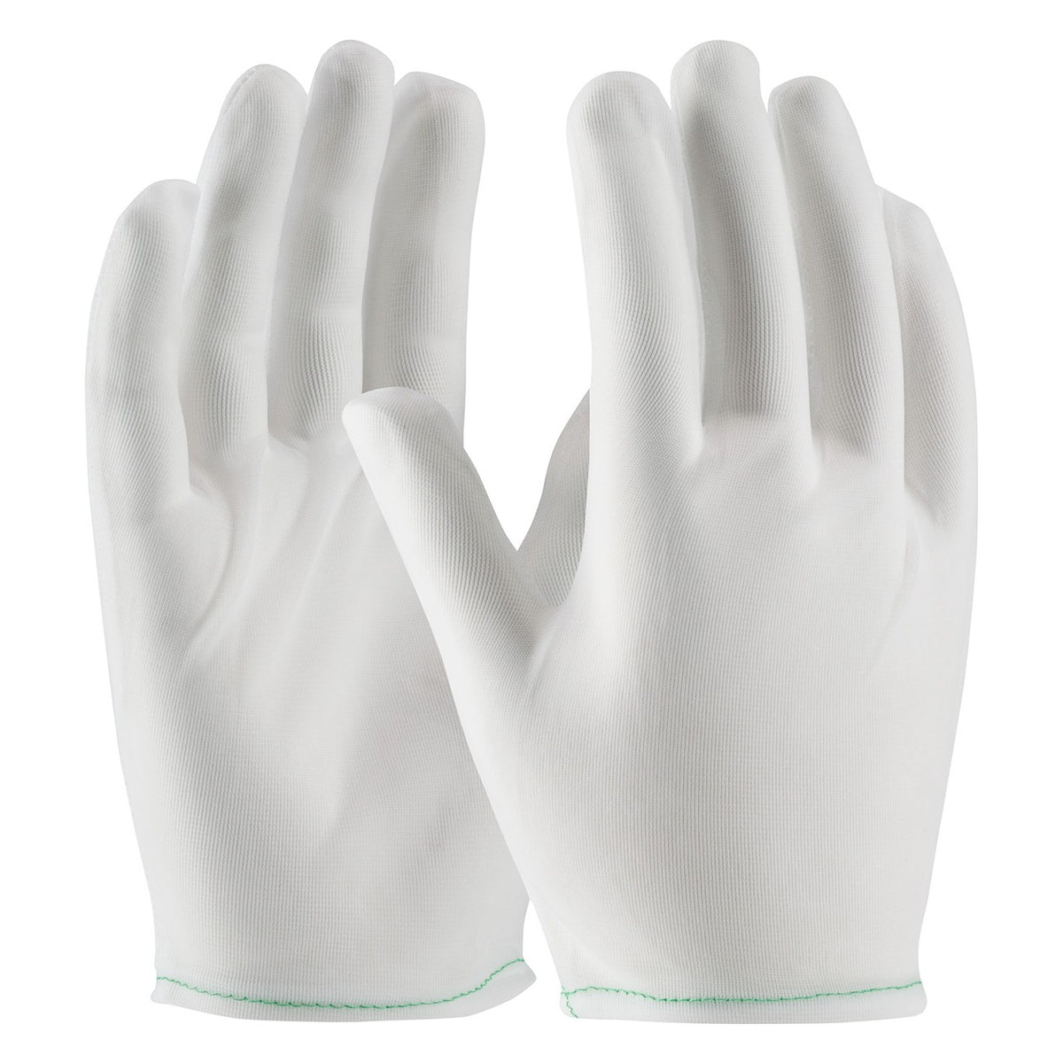 CleanTeam 98-740 40 Denier Tricot Inspection Glove with Rolled Hem Cuff - Men's