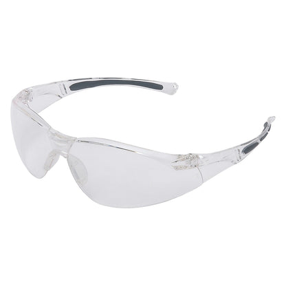 Uvex A800 Rimless Clear Safety Glasses With Clear Anti-Scratch and Hard Coat Lens