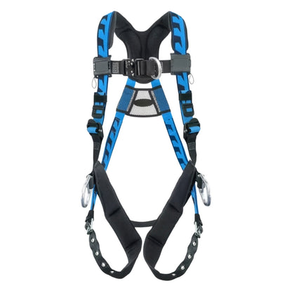 Miller AAF-TBD Premium Breathable Full-Body Harness with Lightweight Aluminum Hardware, 5 Points of Adjustment, Front & Side D-Rings and Quick-Connect Chest & Tongue Leg Buckles