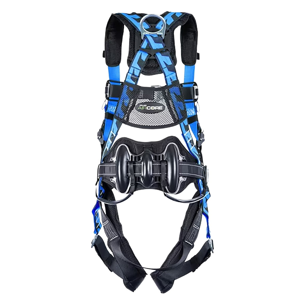 Miller ACFW-QCBDP Premium Wind Turbine Full-Body Harness with Aluminum Hardware, Front/Side/Back D-Rings, Quick-Connect Chest & Leg Buckles and Lumbar Pad