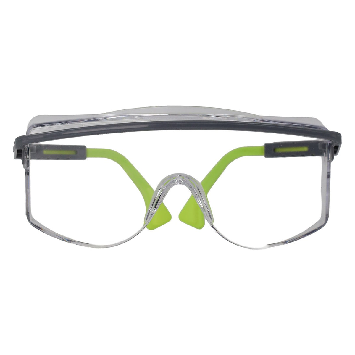 Uvex AT01CLXTR OTG Rimless Safety Glasses with Black Temple, Clear Lens with Uvextreme® Anti-Fog Coating and Ultra-Dura® Hardcoat