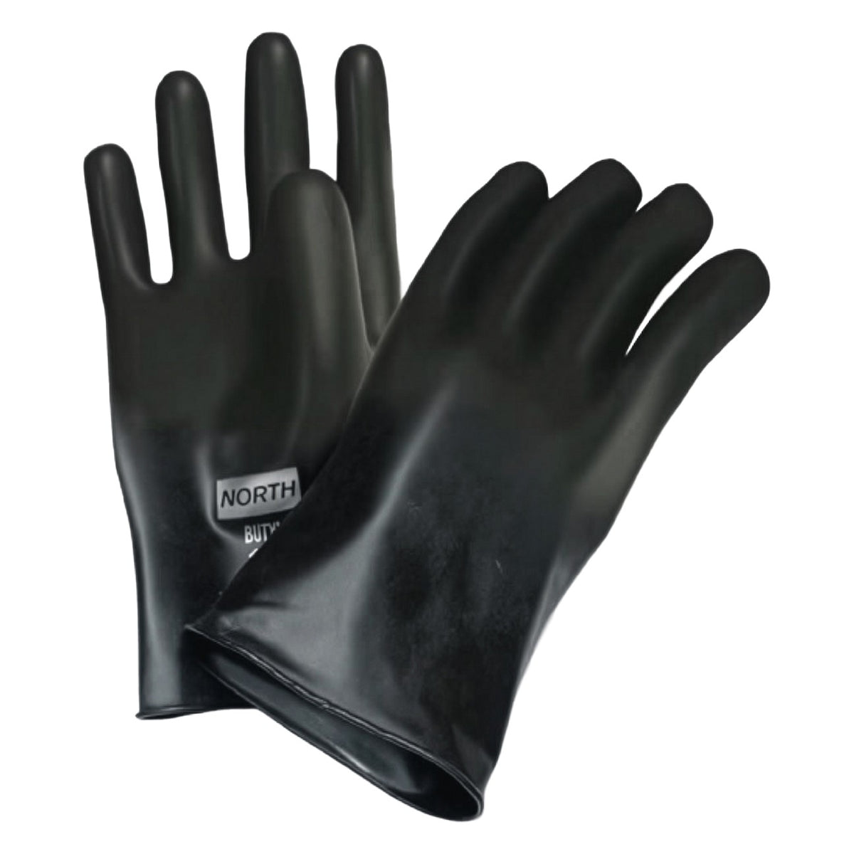 North B161 16 Mil Butyl Rubber Glove with Smooth Grip - 11"