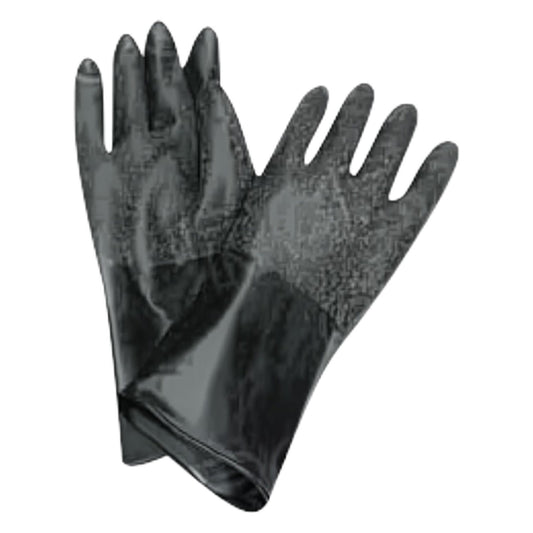 Assurance B324R 32 Mil Butyl Rubber Glove with Rough Grip - 14"