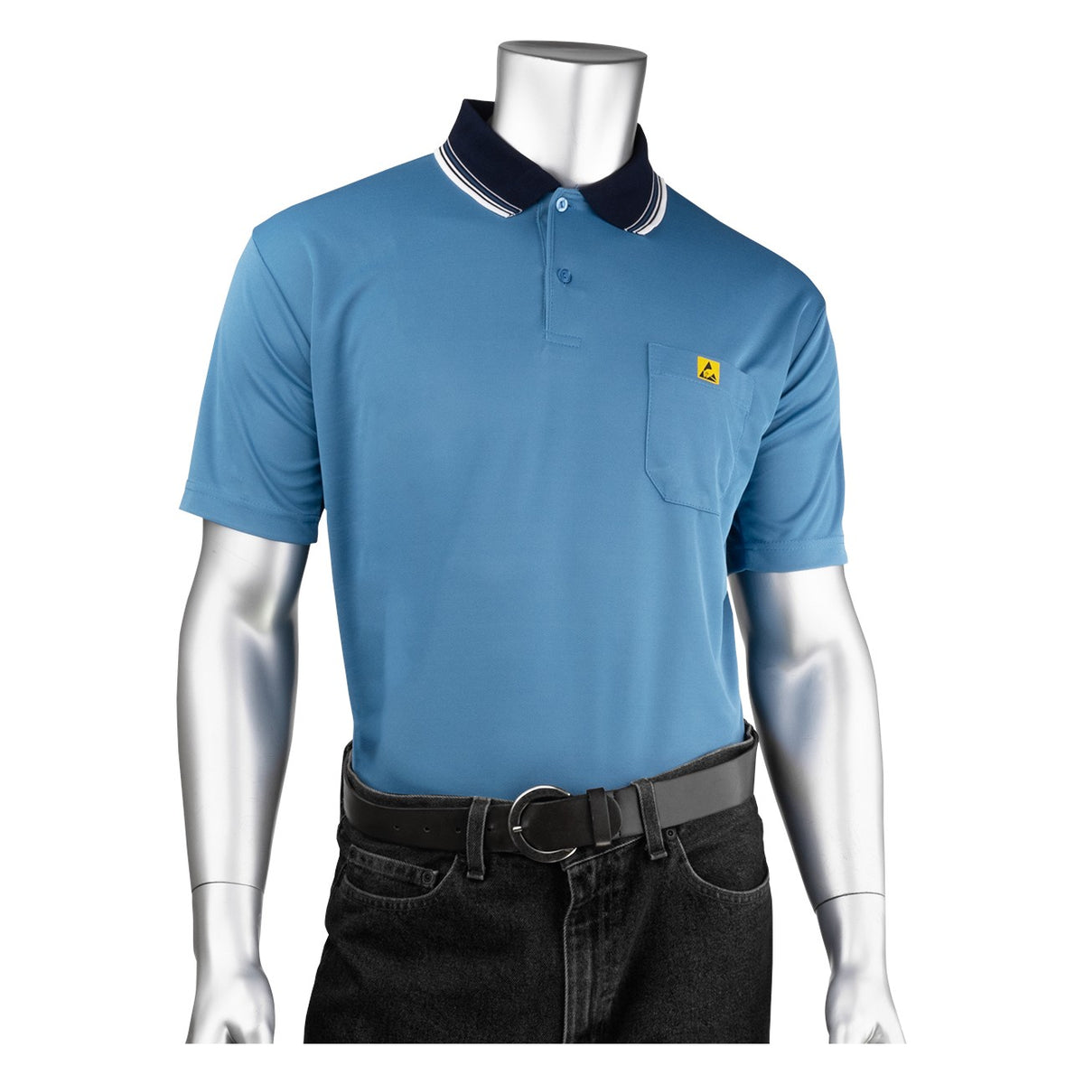 Uniform Technology BP801SC-RB Short Sleeve ESD Polo Shirt
