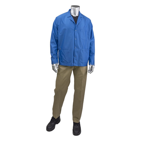 Uniform Technology BR16-45RB Staticon Short ESD Labcoat