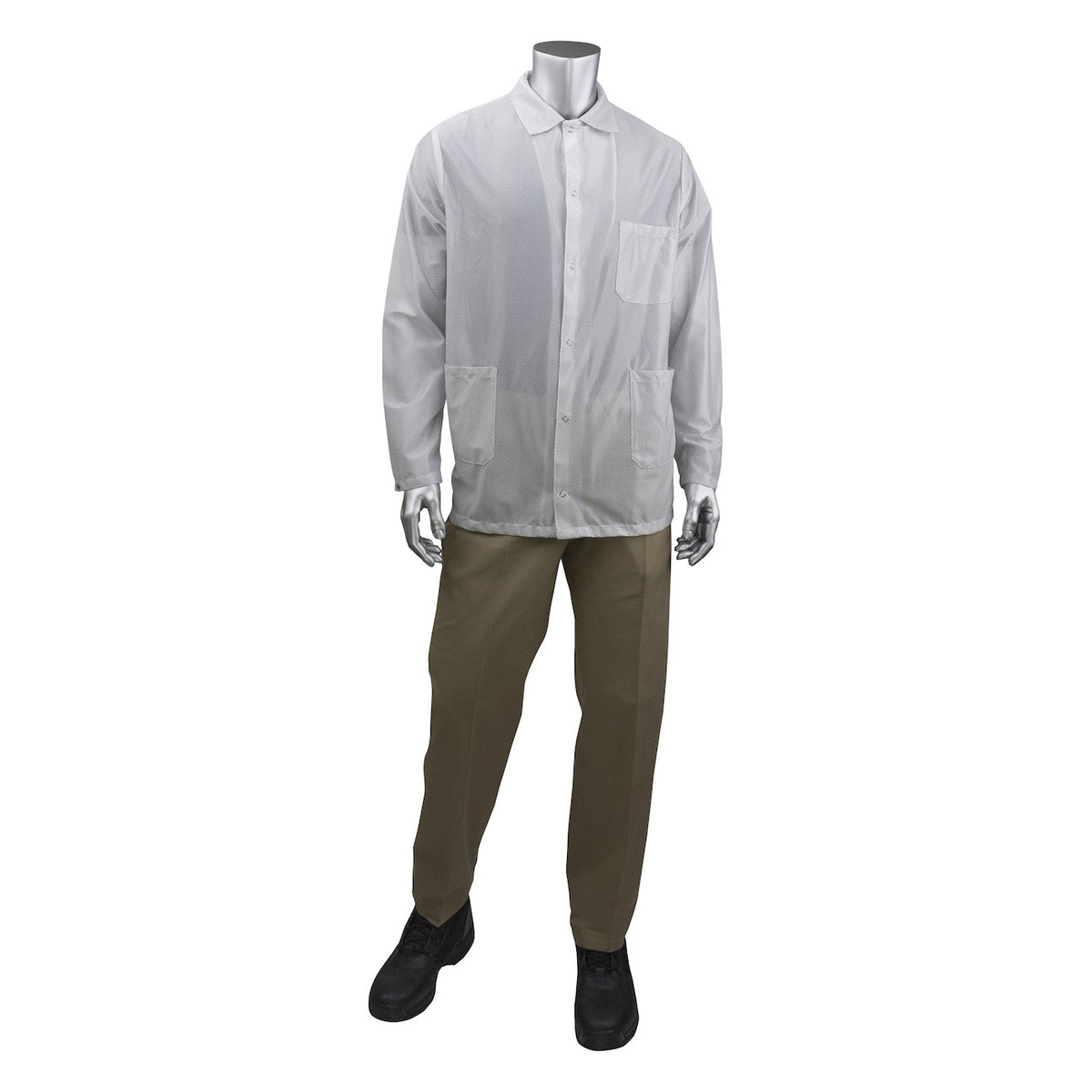 Uniform Technology BR49A-44WH StatStar Short ESD Lab Coat
