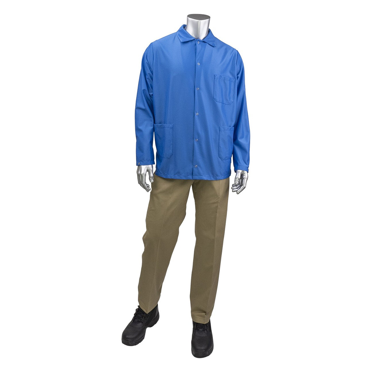 Uniform Technology BR49A-47RB StatMaster Short ESD Labcoat