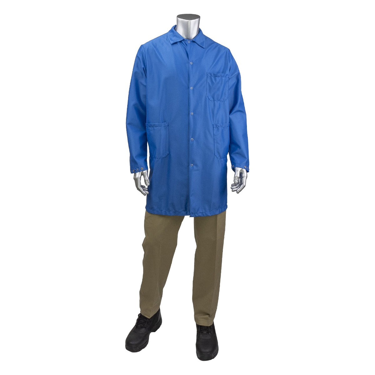 Uniform Technology BR51-47RB StatMaster Long ESD Labcoat