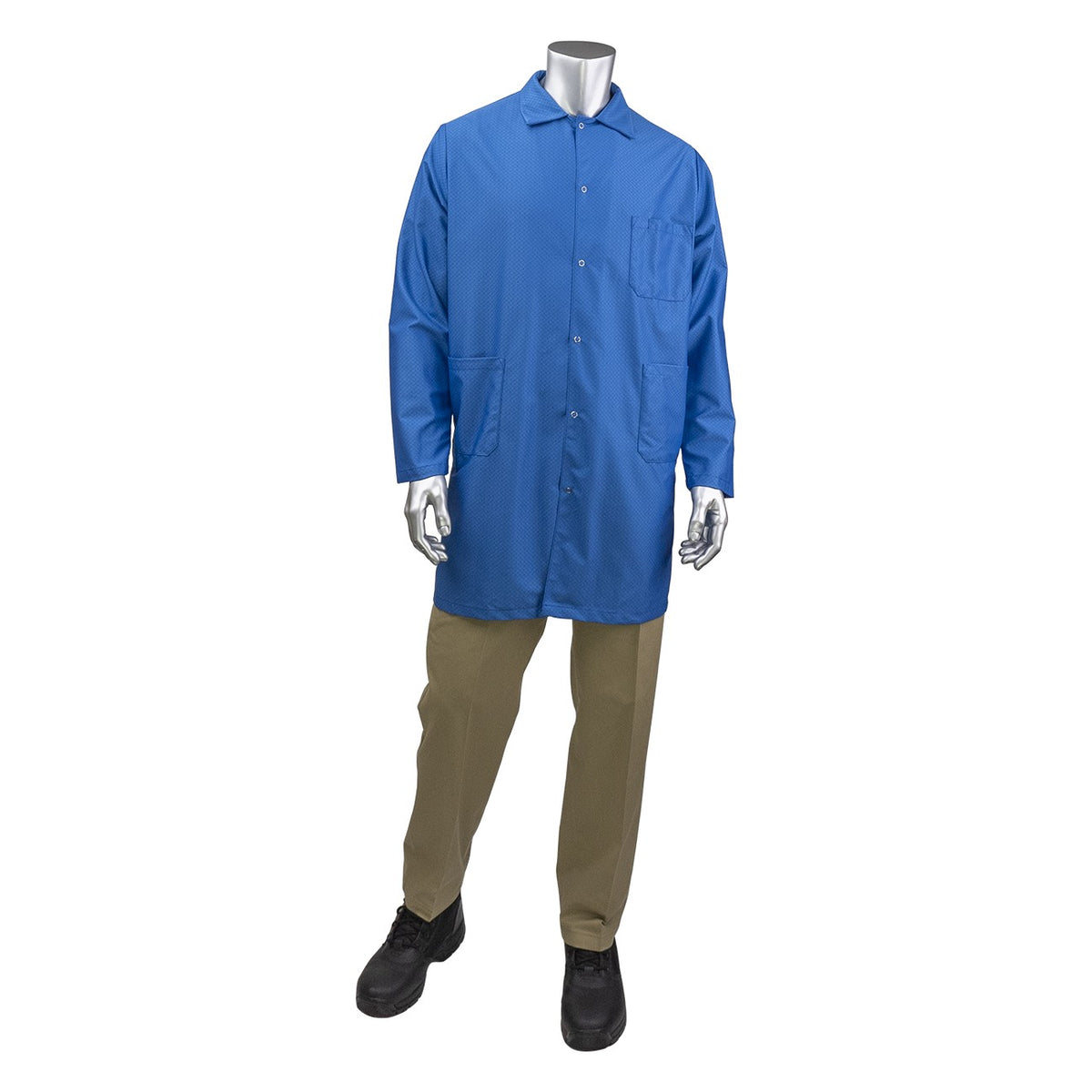 Uniform Technology BR59N-45RB Staticon Long ESD Labcoat