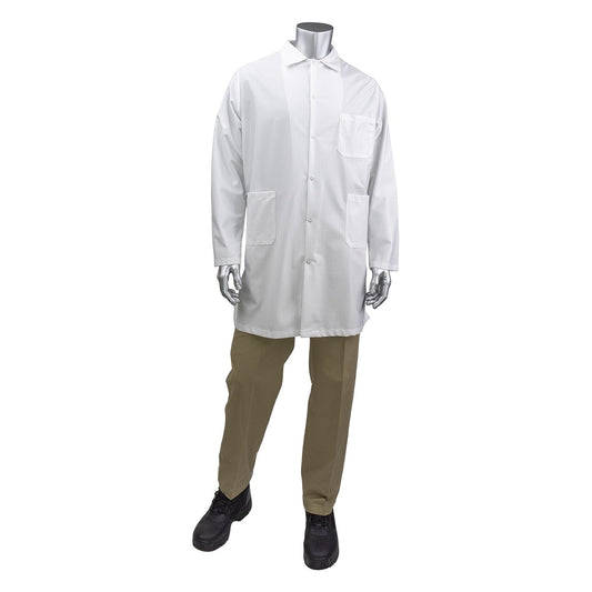 Uniform Technology BR59N-45WH Staticon Long ESD Labcoat