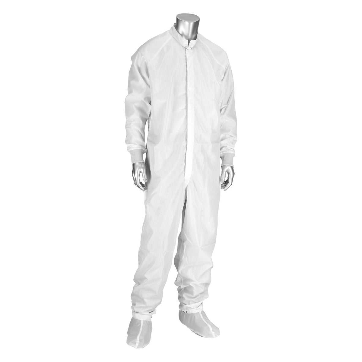 Uniform Technology CC1245-74WH Altessa Grid ISO 5 (Class 100) Cleanroom Coverall