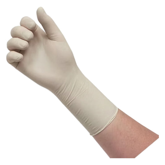 North CE412W Single Use Class 100 Cleanroom Nitrile Glove with Textured Grip - 12"
