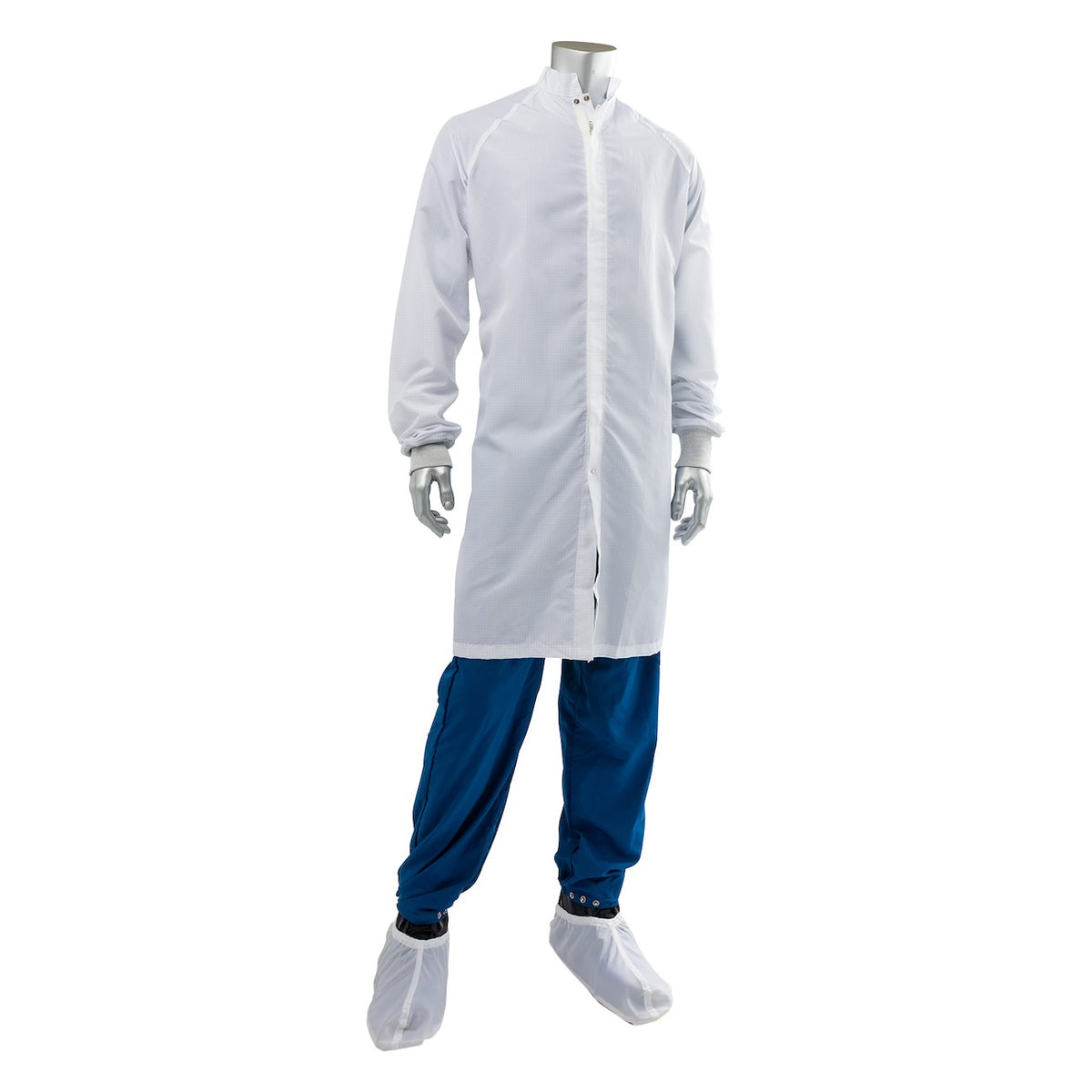 Uniform Technology CFRZC-65WH C3 ISO 4 (Class 10) Cleanroom Frock
