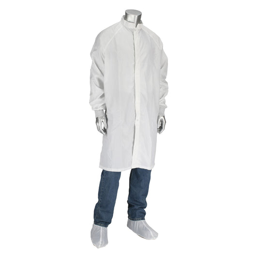 Uniform Technology CFRZC-74WH Altessa Grid ISO 5 (Class 100) Cleanroom Frock