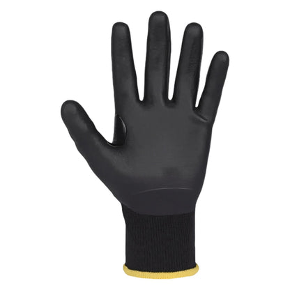 G-Tek CS21-7518B-V Seamless Knit Engineered Yarn Glove with Nitrile Micro Foam Coated Grip - Touchscreen - Vend-Ready