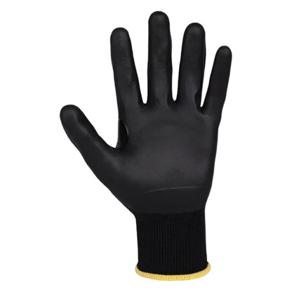 G-Tek CS22-7518B-V Seamless Knit A2 Engineered Yarn Glove with Foam Nitrile Coated Grip on Palm & Fingers - Touchscreen - Vend-Ready