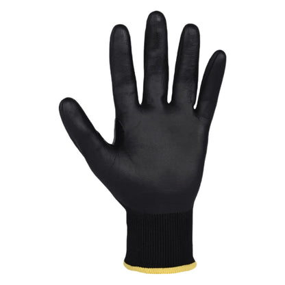 G-Tek CS25-7518B-V Seamless Knit A5 Engineered Yarn Glove with Foam Nitrile Coated Grip on Palm & Fingers - Touchscreen - Vend-Ready