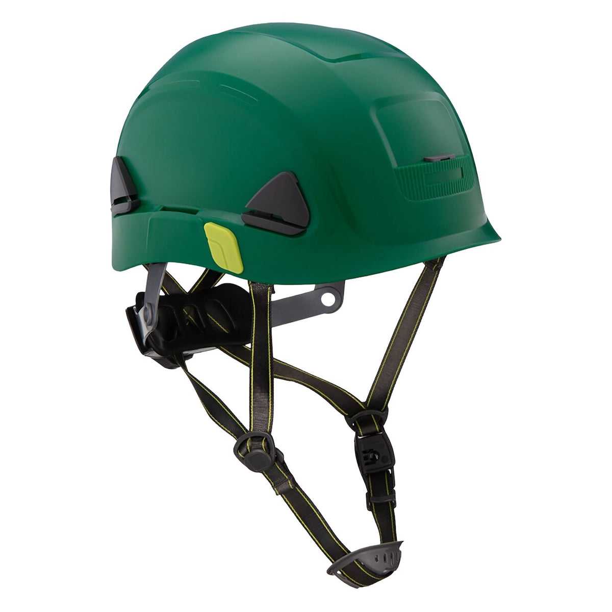 Fibre-Metal CSH100 Type II Non-Vented, Industrial Climbing Helmet with HDPE Shell, 8-Point Textile Suspension, Wheel Ratchet Adjustment and a 4-Point Chinstrap