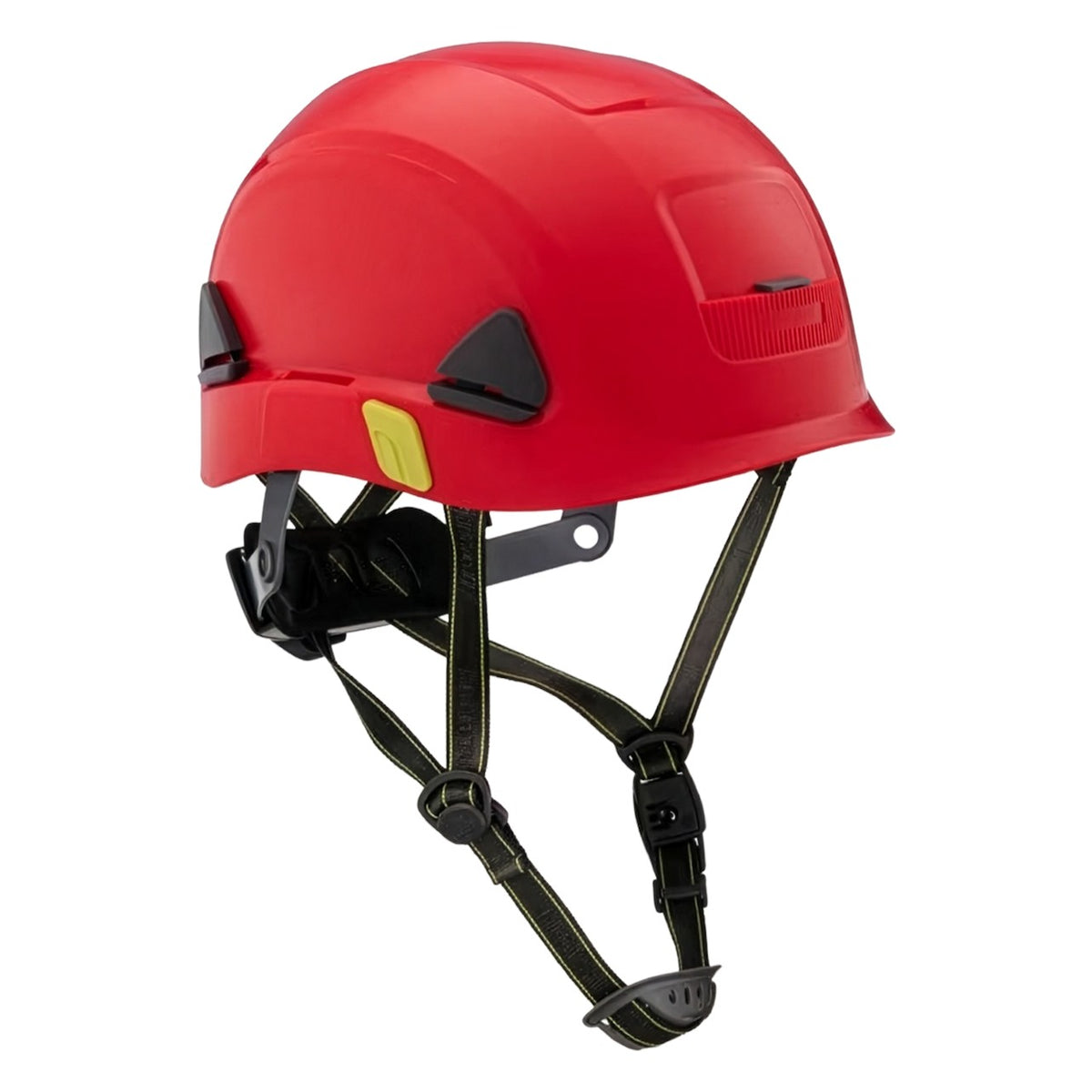 Fibre-Metal CSH100 Type II Non-Vented, Industrial Climbing Helmet with HDPE Shell, 8-Point Textile Suspension, Wheel Ratchet Adjustment and a 4-Point Chinstrap
