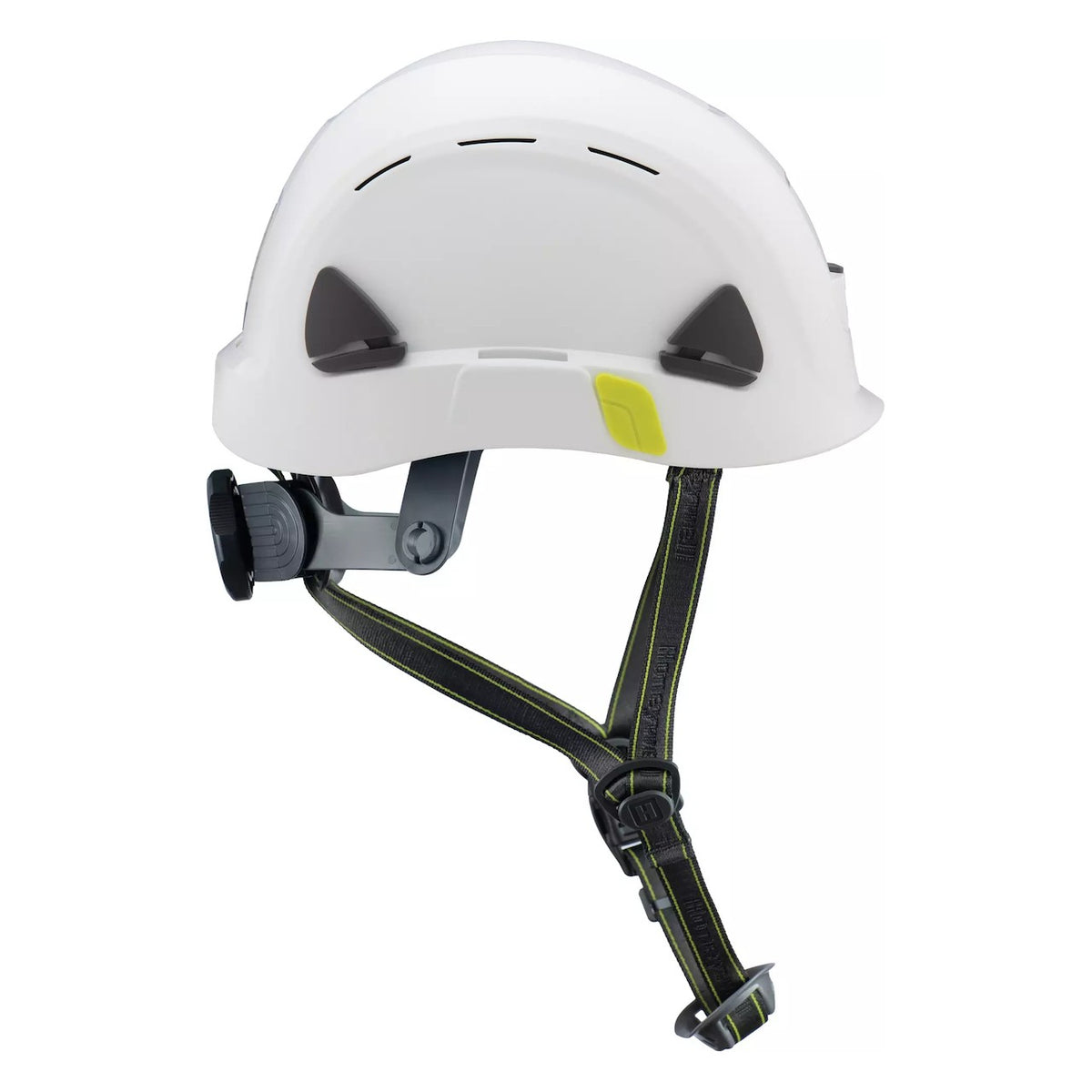 Fibre-Metal CSH110 Type II Vented, Industrial Climbing Helmet with HDPE Shell, 8-Point Textile Suspension, Wheel Ratchet Adjustment and a 4-Point Chinstrap