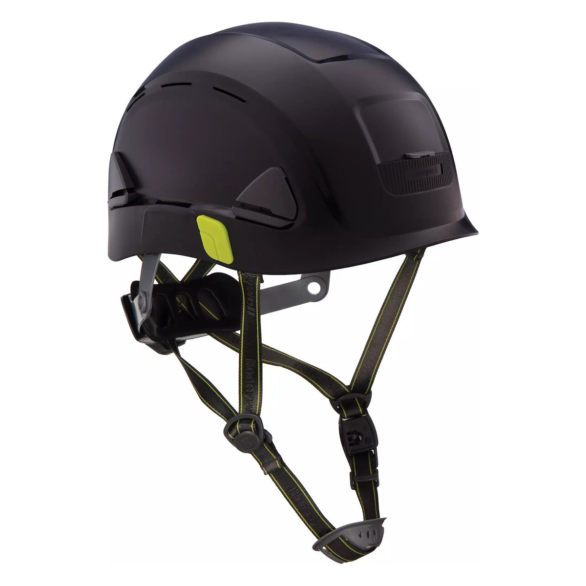 Fibre-Metal CSH110 Type II Vented, Industrial Climbing Helmet with HDPE Shell, 8-Point Textile Suspension, Wheel Ratchet Adjustment and a 4-Point Chinstrap