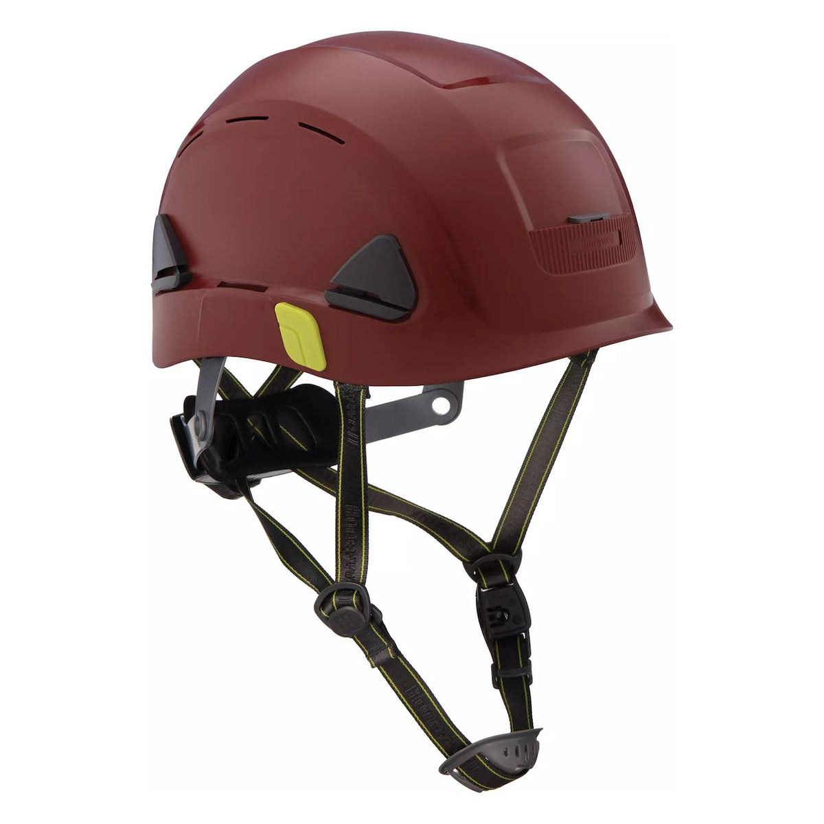 Fibre-Metal CSH110 Type II Vented, Industrial Climbing Helmet with HDPE Shell, 8-Point Textile Suspension, Wheel Ratchet Adjustment and a 4-Point Chinstrap