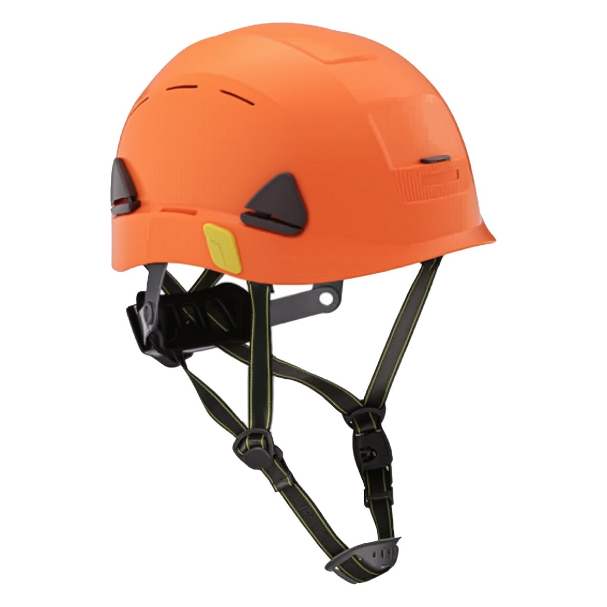 Fibre-Metal CSH110 Type II Vented, Industrial Climbing Helmet with HDPE Shell, 8-Point Textile Suspension, Wheel Ratchet Adjustment and a 4-Point Chinstrap