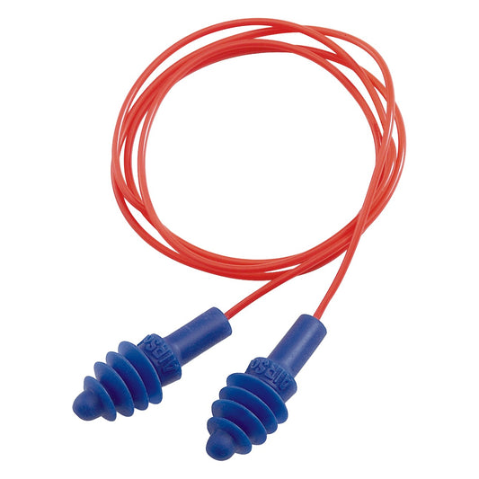 Howard Leight DPAS-30R Tapered Reusable TPE Corded Ear Plugs - NRR 27