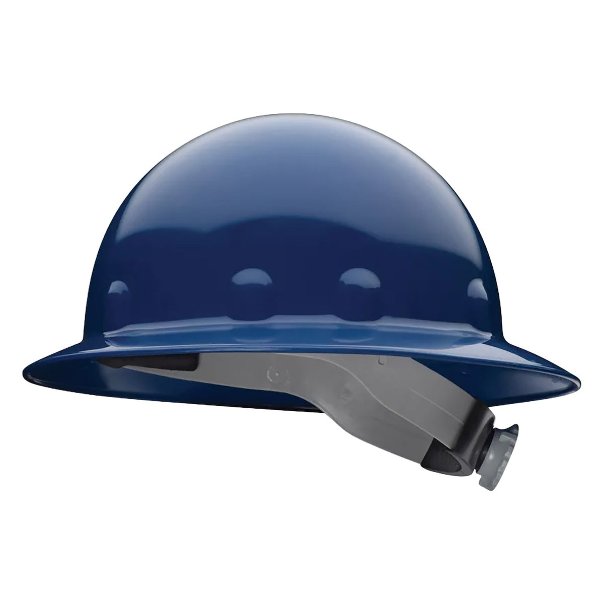 Fibre-Metal E1RW Type I, Full Brim Smooth Dome Hard Hat with Thermoplastic Shell, 8-Point SuperEight™ Suspension and Wheel Ratchet Adjustment