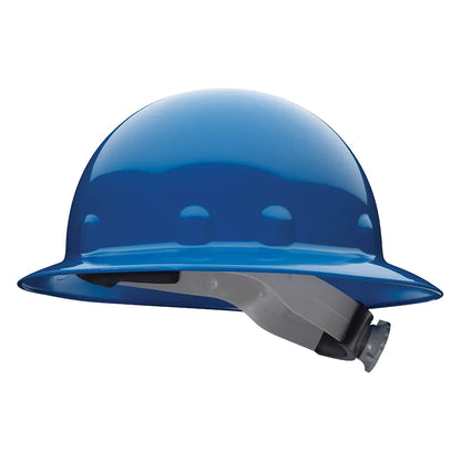 Fibre-Metal E1RW Type I, Full Brim Smooth Dome Hard Hat with Thermoplastic Shell, 8-Point SuperEight™ Suspension and Wheel Ratchet Adjustment