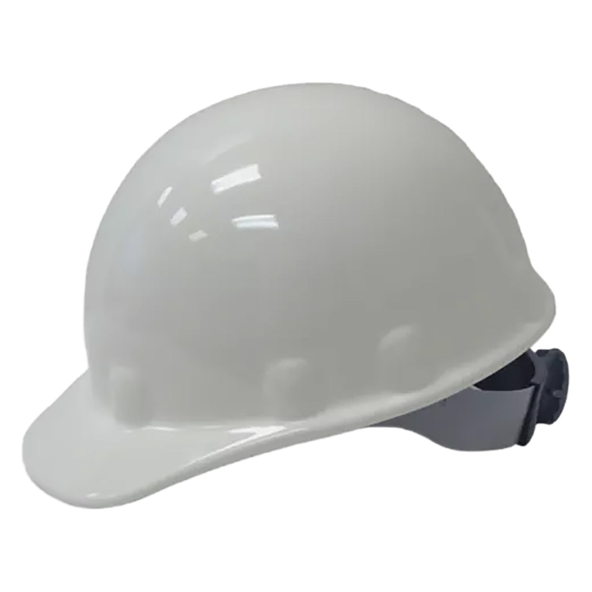 Fibre-Metal E2RW Type I, Non-Vented, Cap-Style Smooth Dome Hard Hat with Heat Resistant Thermoplastic HDPE Shell, 8-Point SuperEight™ Suspension and Wheel Ratchet Adjustment