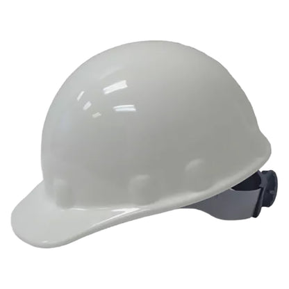 Fibre-Metal E2RW Type I, Non-Vented, Cap-Style Smooth Dome Hard Hat with Heat Resistant Thermoplastic HDPE Shell, 8-Point SuperEight™ Suspension and Wheel Ratchet Adjustment