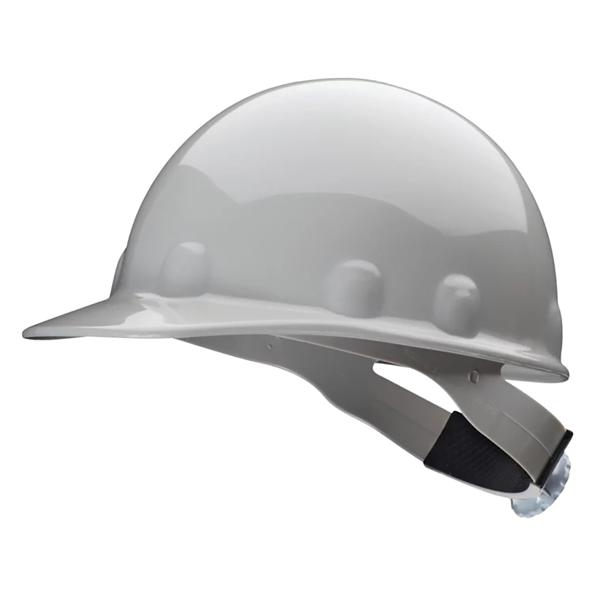 Fibre-Metal E2RW Type I, Non-Vented, Cap-Style Smooth Dome Hard Hat with Heat Resistant Thermoplastic HDPE Shell, 8-Point SuperEight™ Suspension and Wheel Ratchet Adjustment