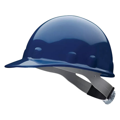 Fibre-Metal E2RW Type I, Non-Vented, Cap-Style Smooth Dome Hard Hat with Heat Resistant Thermoplastic HDPE Shell, 8-Point SuperEight™ Suspension and Wheel Ratchet Adjustment