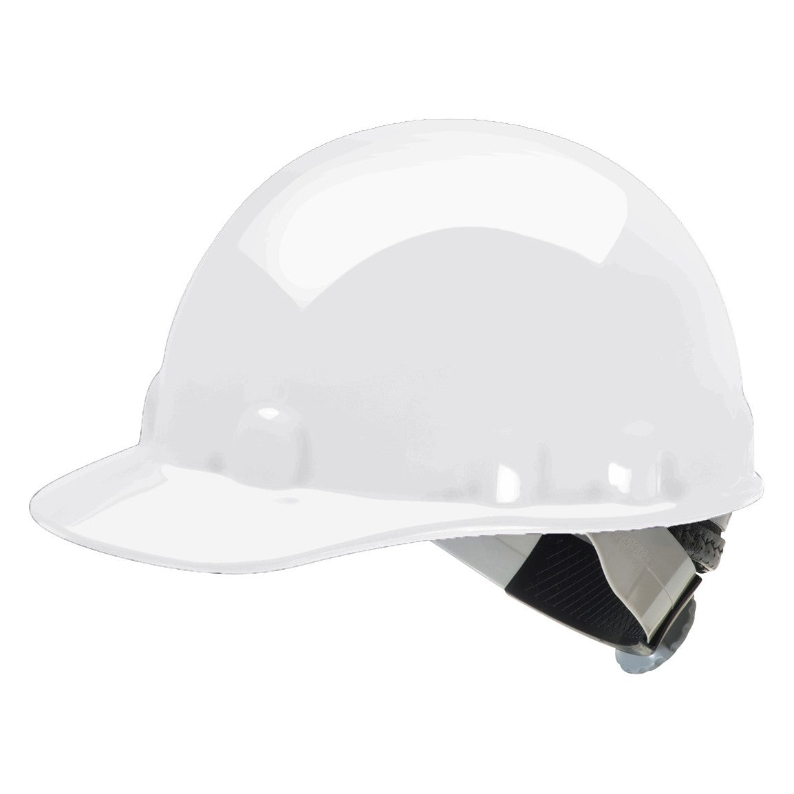Fibre-Metal E2SW Type I, Non-Vented, Cap-Style Smooth Dome Hard Hat with Heat Resistant Thermoplastic HDPE Shell, 8-Point SuperEight™ Suspension and SwingStrap Wheel Ratchet Adjustment