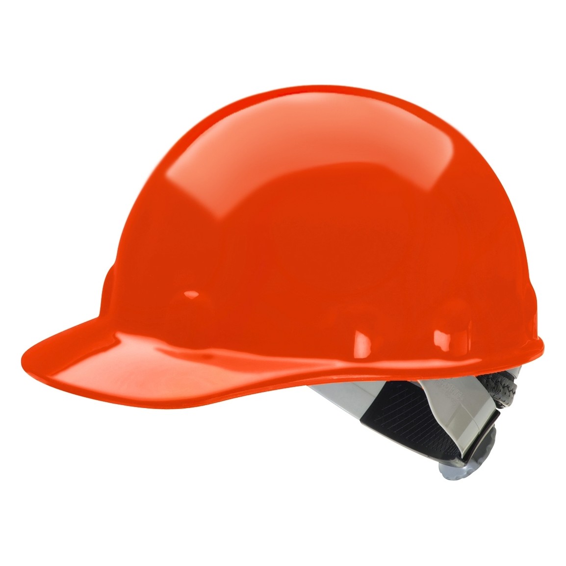 Fibre-Metal E2SW Type I, Non-Vented, Cap-Style Smooth Dome Hard Hat with Heat Resistant Thermoplastic HDPE Shell, 8-Point SuperEight™ Suspension and SwingStrap Wheel Ratchet Adjustment