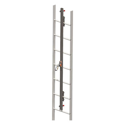 PIP GS0030 Miller® GlideLoc® Vertical Height Access Ladder System Kit, Stainless Steel, 30 Feet - view 2