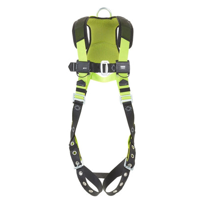 Miller H5IC31100 Industrial Comfort Full-Body Harness with 5 Points of Adjustment, Steel D-Rings, Tongue Buckles Leg and Back D-Ring