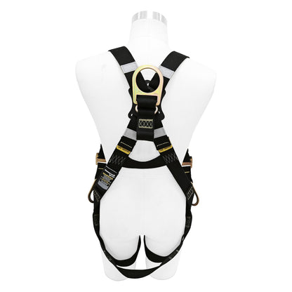 Miller H5WS1 Full-Body Welding Harness with 5 Points of Adjustment, Back and Side D-Rings and Quick-Connect Chest & Leg Buckles
