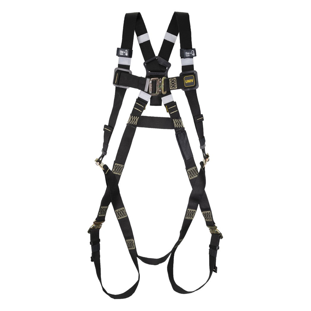 Miller H5WS2 Full-Body Welding Harness with 5 Points of Adjustment, Back & Side D-Rings and Quick-Connect Chest & Leg Buckles