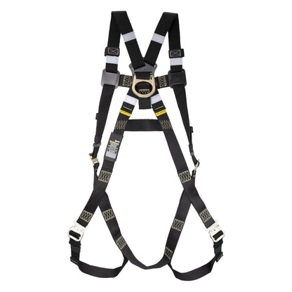 Miller H5WS2 Full-Body Welding Harness with 5 Points of Adjustment, Back & Side D-Rings and Quick-Connect Chest & Leg Buckles