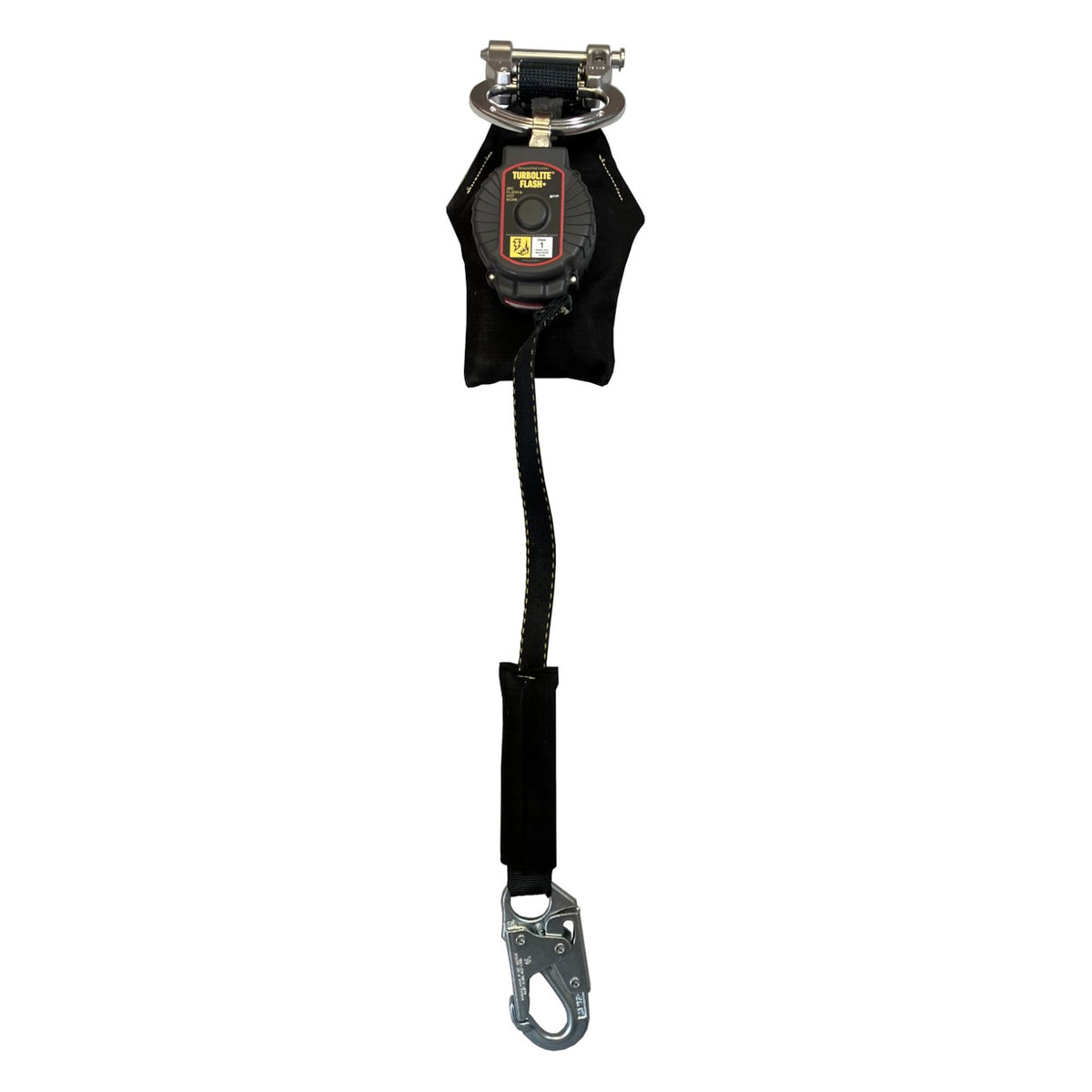 Miller MTL-OAF1-61/6FT Single Arc Rated Personal Fall Limiter with One Pin Connector and Steel Locking Snap Hook