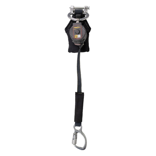 Miller MTL-OAF1-65/6FT Single Arc Rated Personal Fall Limiter with Steel Swivel Locking Snap Hook and Quick-Connect