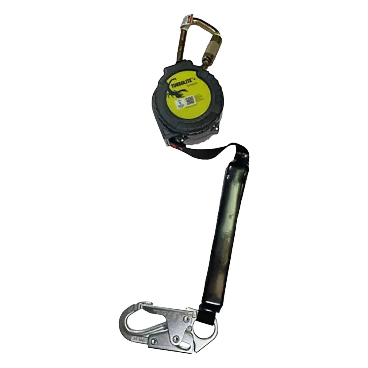 Miller MTL-OHS1-09/9FT Single Web Personal Fall Limiter with Steel D-Ring Swivel Hook and Steel Locking Snap Hook