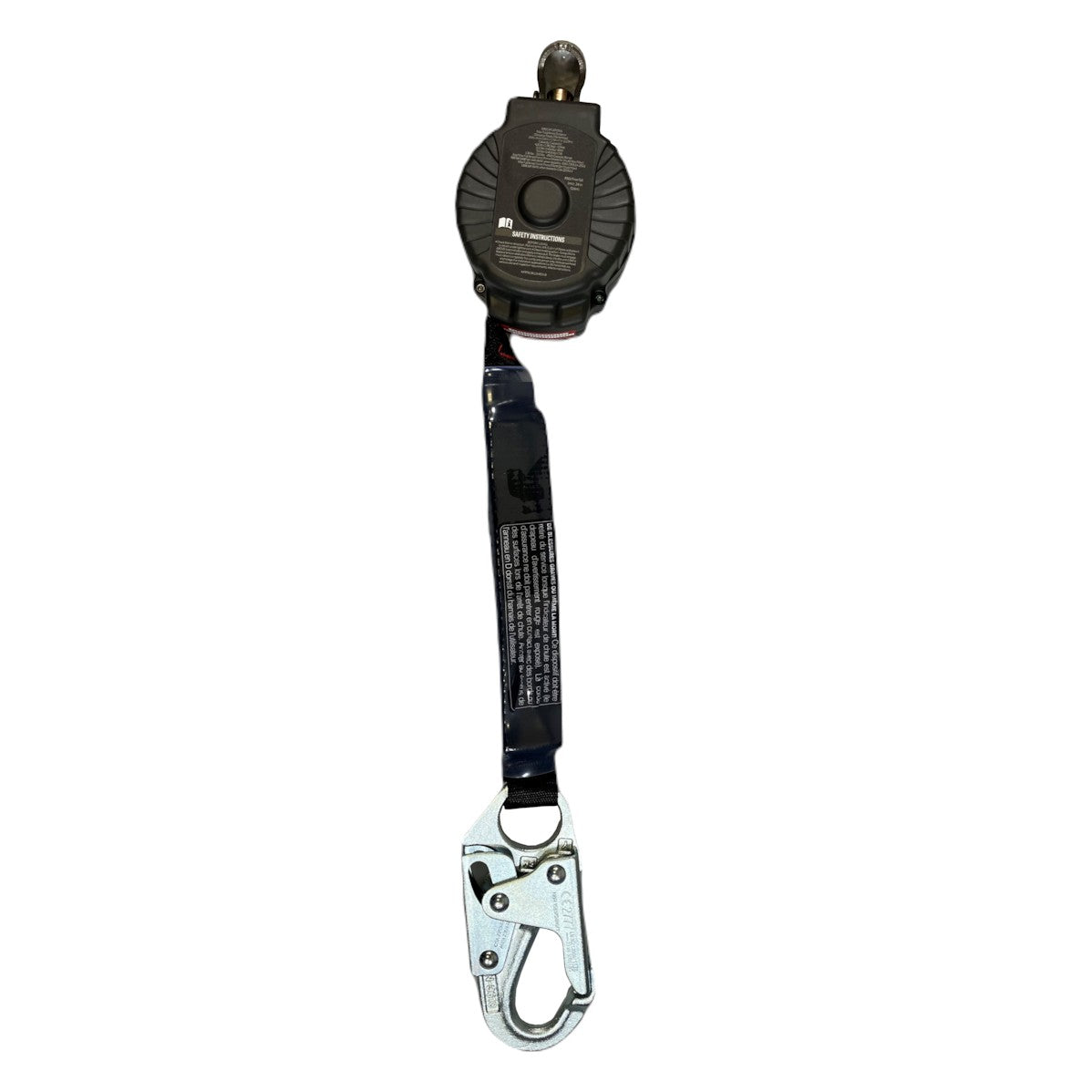 Miller MTL-OHW1-03 Single Web Personal Fall Limiter, No Unit Connector, Steel Locking Snap Hook