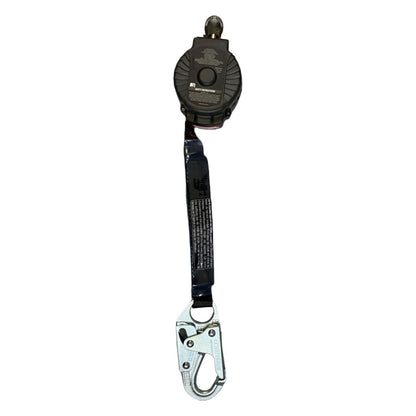 Miller MTL-OHW1-03 Single Web Personal Fall Limiter, No Unit Connector, Steel Locking Snap Hook