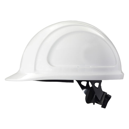 North N10R Type I, Cap Style Hard Hat with HDPE Shell, 4-Point Textile Suspension and Wheel Ratchet Adjustment