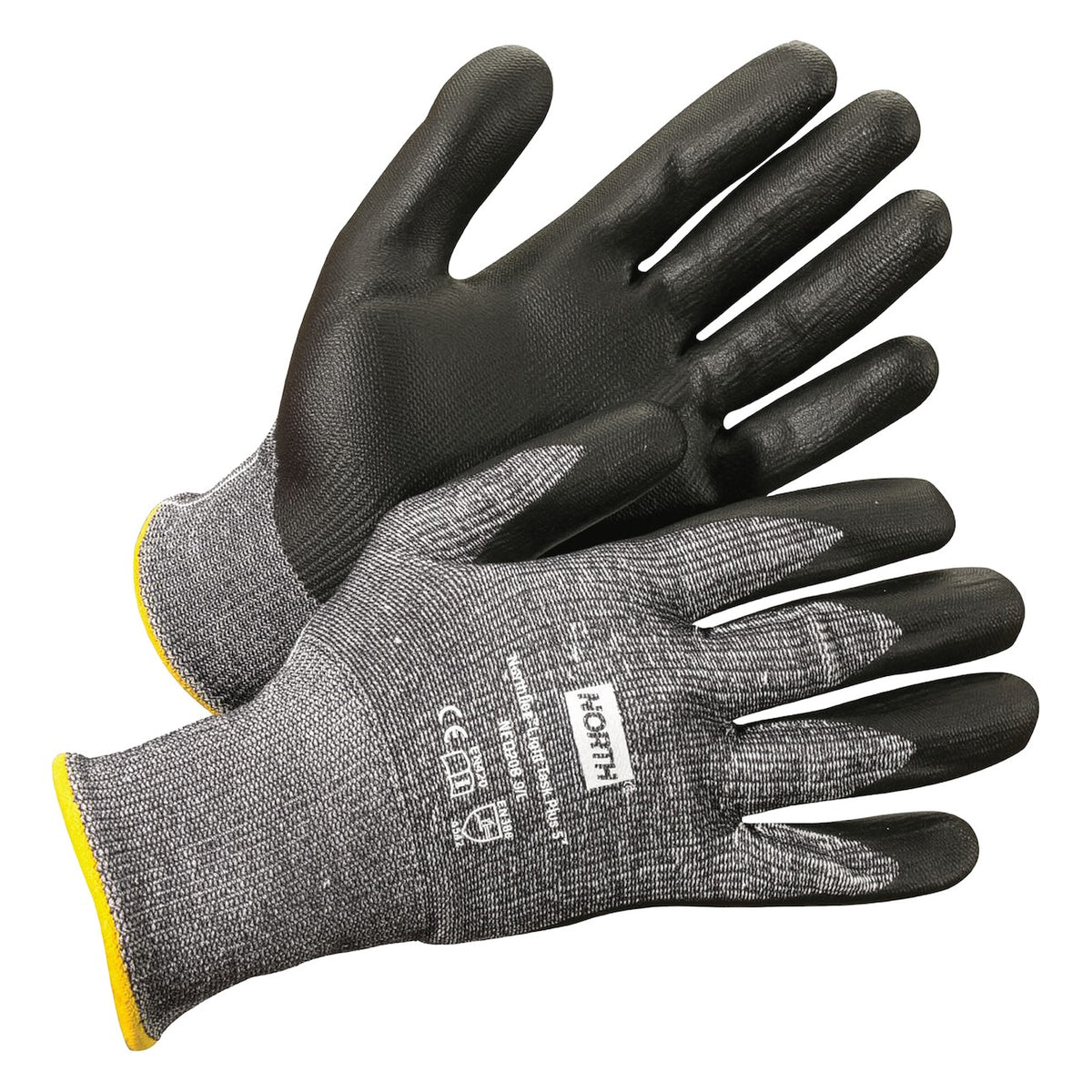 G-Tek NFD20B Seamless Knit A2 Dyneema® Blended Glove with Bi-Polymer Coated Grip on Palm & Fingers