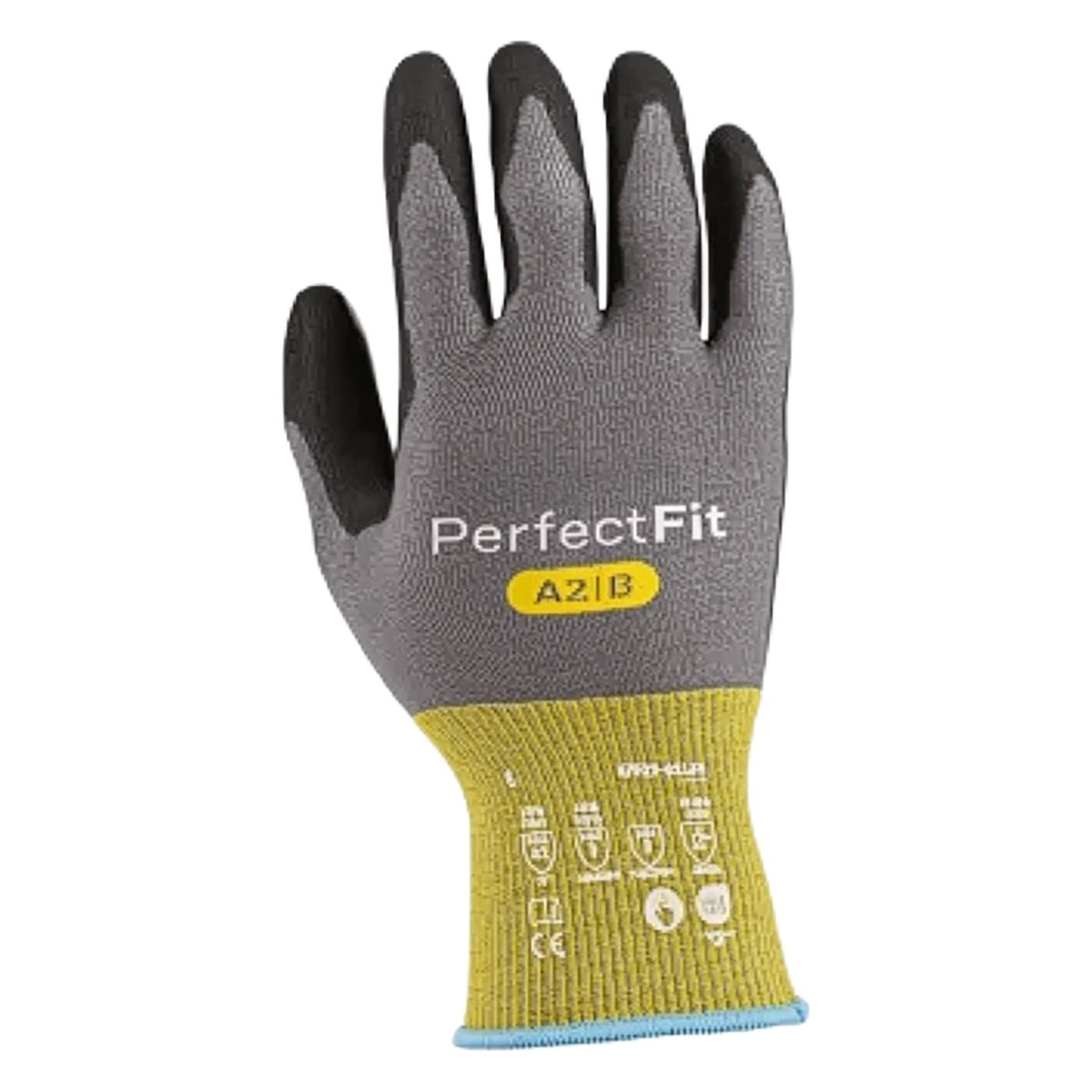 G-Tek NPF22-0118N-V Seamless Knit A2 Engineered Yarn Glove with Polyurethane Coated Grip on Palm & Fingers - Touchscreen - Vend-Ready